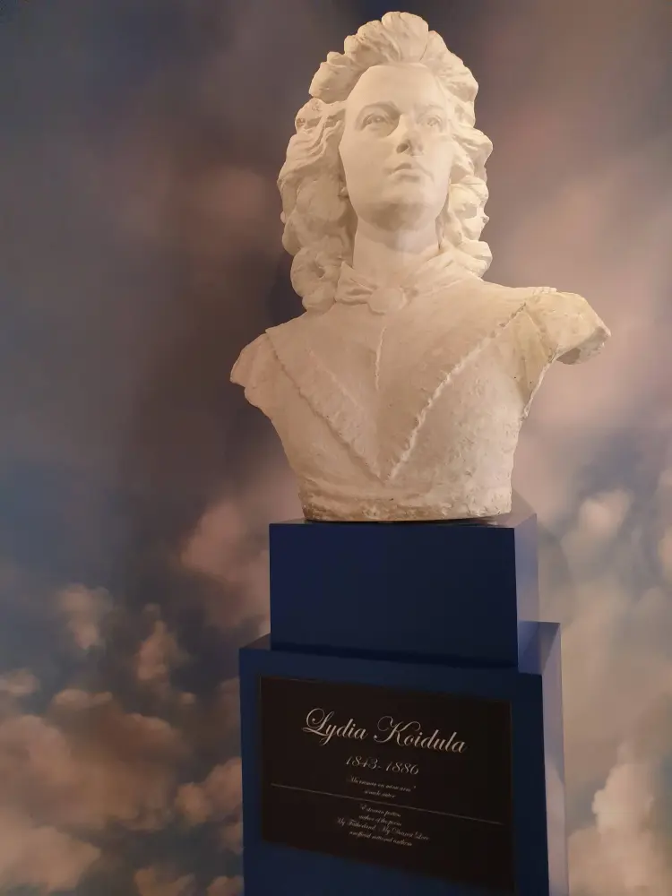 Lidia Koidula, Estonian poet, Kuressaare Castle